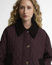 Barbour Moira Quilted Jacket Wine