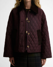 Barbour Moira Quilted Jacket Wine