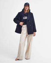 Barbour Northumberland Hoodie Navy/White