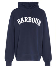 Barbour Northumberland Hoodie Navy/White