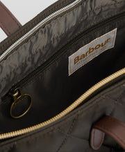 Barbour Quilted Tote Bag Olive