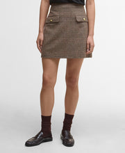 Barbour Sophia Wool Mini Skirt Check Multi