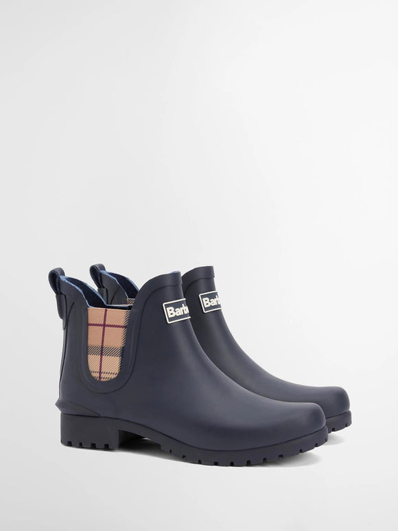 Barbour Wilton Chelsea Welly Navy/Hessian
