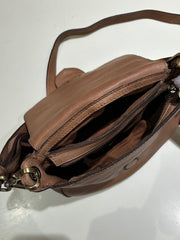 Biba Cody Tan  Leather Handbag