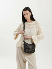 Biba Hill Shoulder Leather Bag