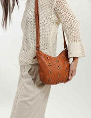 Biba Hill Shoulder Leather Bag