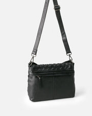 Biba Lewisburg Black Leather Bag LEI11L