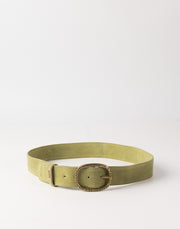 Biba Linwood Suede Belt Lime