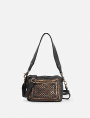 Biba Lovington Crossbody Leather Bag Black
