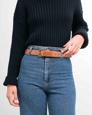 Biba Lovington Leather Belt Tan