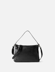 Biba Owen Shoulder Leather Bag Black