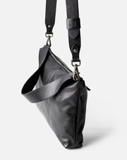 Biba Owen Shoulder Leather Bag Black