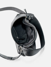 Biba Owen Shoulder Leather Bag Black