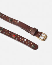 Biba Peconic Leather Belt Tan