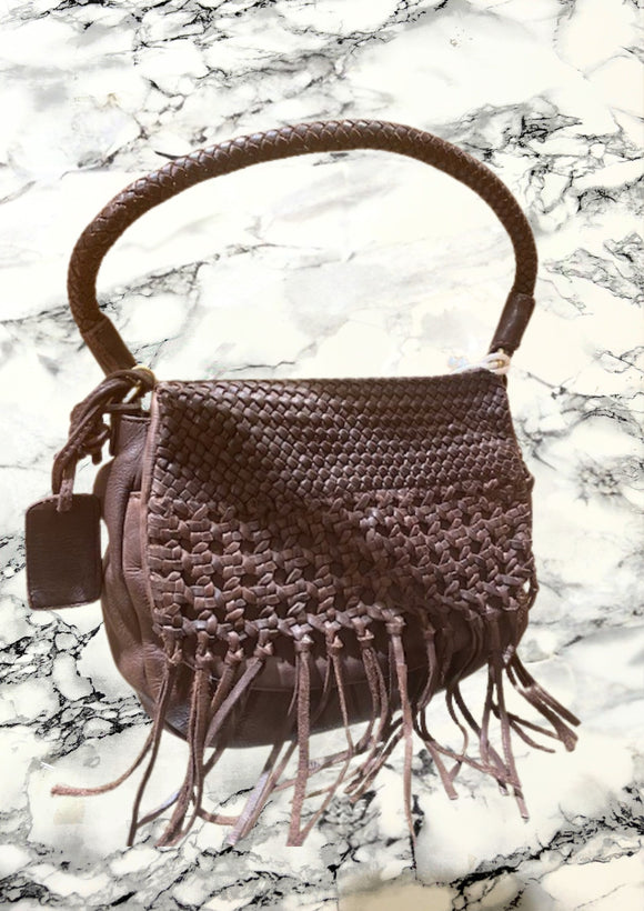 Biba VAR1L Varney Brown Leather Handbag