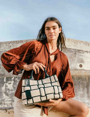 Biba Wann Leather Handbag