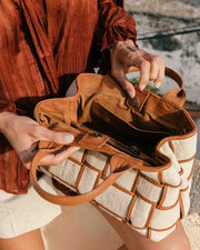 Biba Wann Leather Handbag