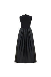 Birélin Couture Collar & Bow Dress Black/Ivory