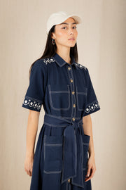 Bonte Andie Dress Navy