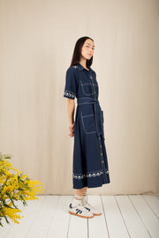 Bonte Andie Dress Navy
