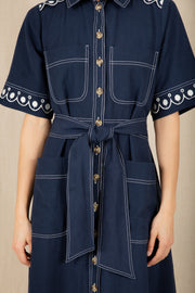 Bonte Andie Dress Navy
