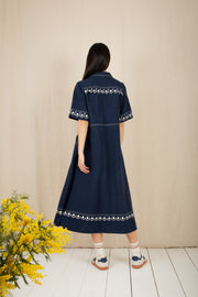 Bonte Andie Dress Navy
