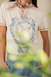 Bonte Boyfriend Tee Ecru