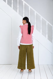 Bonte Claude Vest Rose