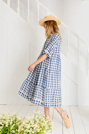 Bonte Koko Dress Blue/White