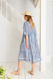 Bonte Koko Dress Blue/White