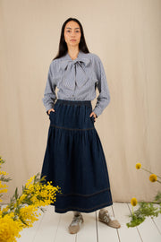 Bonte Manderie Skirt Dark Denim