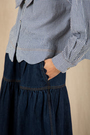 Bonte Manderie Skirt Dark Denim