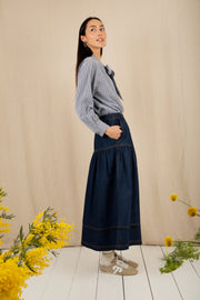Bonte Manderie Skirt Dark Denim