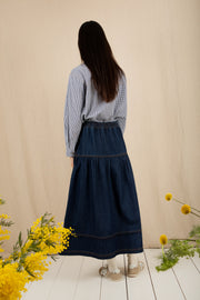 Bonte Manderie Skirt Dark Denim
