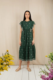 Bonte Mavis Dress Field Green