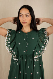 Bonte Mavis Dress Field Green