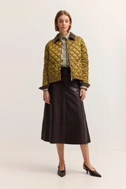 Bugatti Quilted Jacket Olive