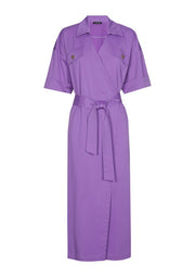 Caroline Biss Wrap Dress Lavender