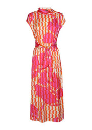 Caroline Biss Dress Abstract Print Multi