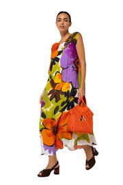 Caroline Biss Floral Print Dress Multi