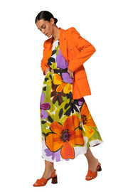 Caroline Biss Floral Print Dress Multi