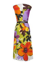 Caroline Biss Floral Print Dress Multi