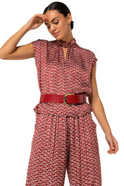 Caroline Biss 2-Piece Set Abstract Pattern