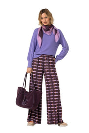 Caroline Biss Scarf With Equestrian-Inspired Pattern
