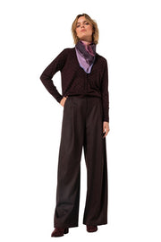 Caroline Biss Scarf With Equestrian-Inspired Pattern