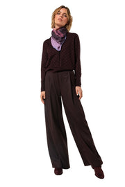 Caroline Biss Scarf With Equestrian-Inspired Pattern