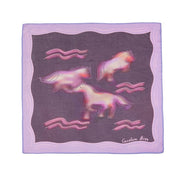 Caroline Biss Scarf With Equestrian-Inspired Pattern