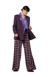 Caroline Biss Palazzo Pants Abstract Print Multi