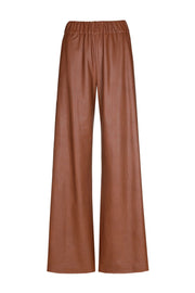 Caroline Biss Vegan Leather Pants Caramello
