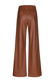 Caroline Biss Vegan Leather Pants Caramello